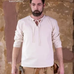 Burgschneider Shirt Ulrich, Naturlig