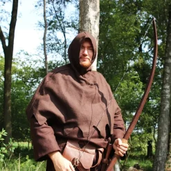 Skytte Bue Nyopførelse / Larp, ​​58" (147 Cm) Mørkebrun, 25 Lbs
