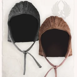 Mytholon Tilkobling Kasket Gambeson Findes Leopold Læder Brun