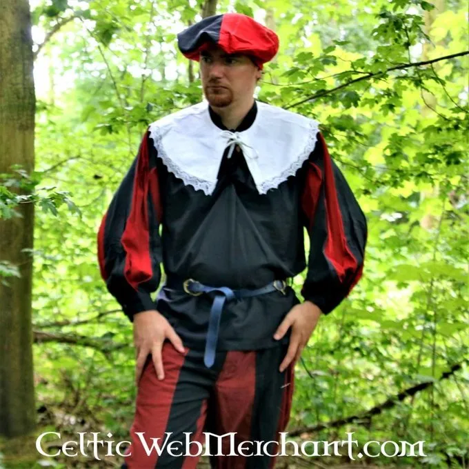 Leonardo Carbone To-farvet Hætte Hvid-blå - Billede 3