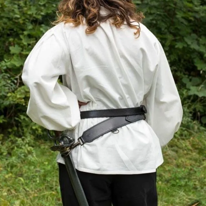 Epic Armoury Todelt Sværdbælte, Sort - Billede 6