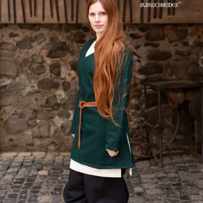 Burgschneider Tunika Skjold-jomfru Hyria Uld, Grøn
