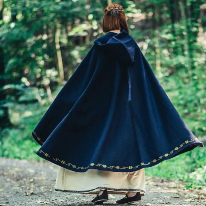 Leonardo Carbone Uld Frakke Ceridwen, Blå - Billede 5