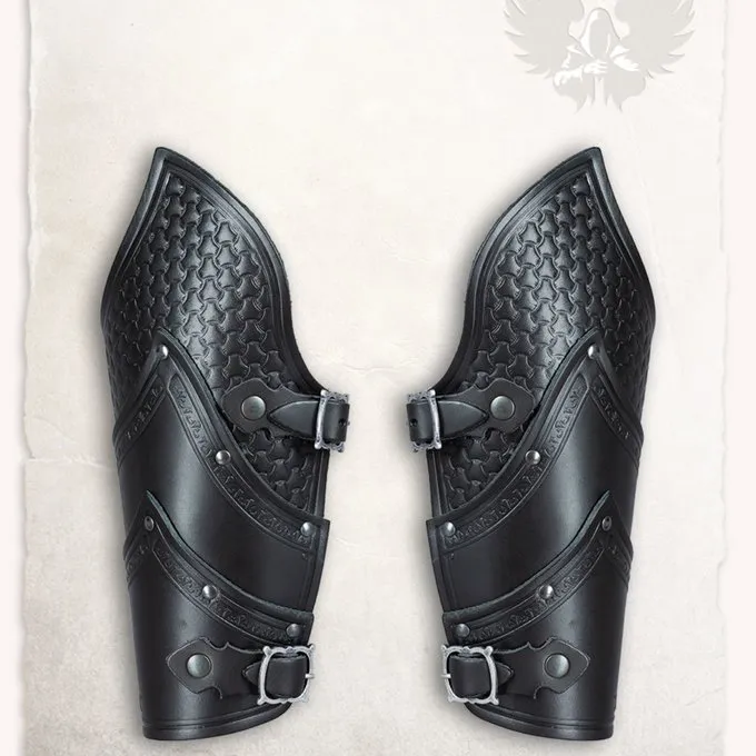 Mytholon Vambraces Alistair Deluxe, Sort - Billede 2