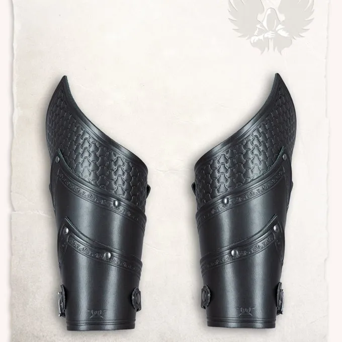 Mytholon Vambraces Alistair Deluxe, Sort