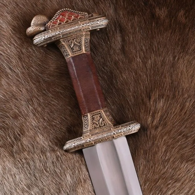 Deepeeka Vendel Sværd Uppsala 7.-8. århundrede, Messing Fæstet