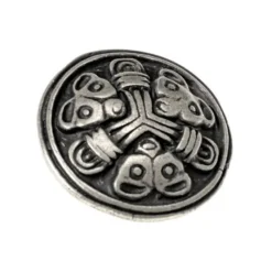 Viking Bælte Montering Borre Sæt Af 5 Stk, Forsølvede