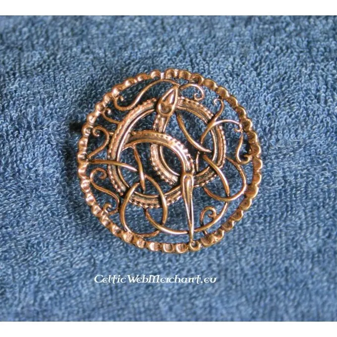 Viking Broche Med Midgård Slange - Billede 2