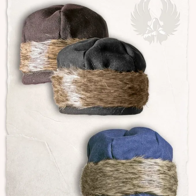 Mytholon Viking Cap Ragi Uld, Sort - Billede 2