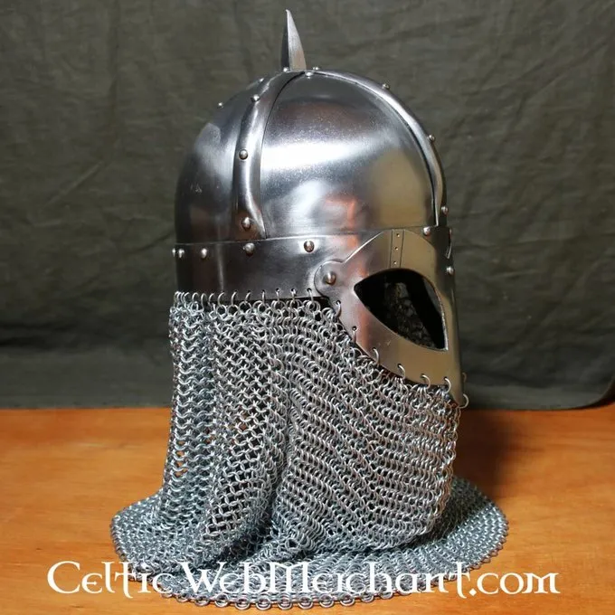 Deepeeka Viking Hjelm Med Chainmail - Billede 6