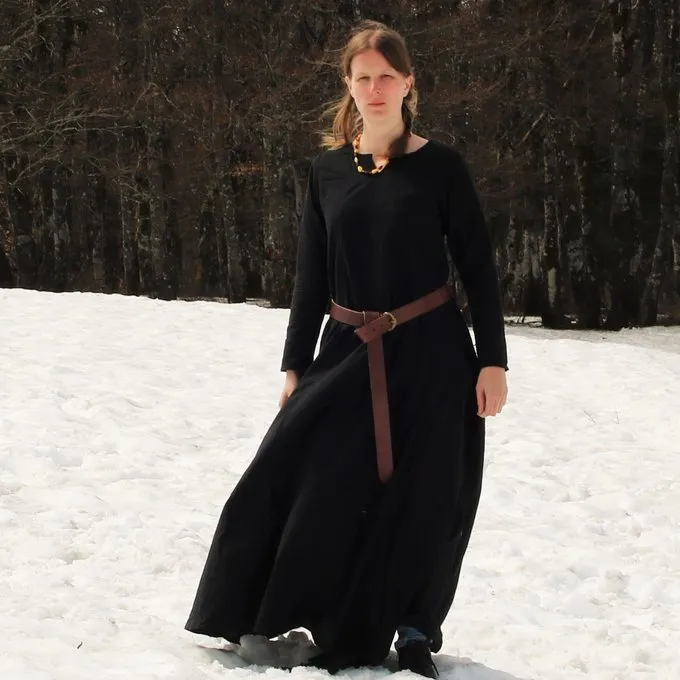 Leonardo Carbone Viking Kjole Lina, Naturlig - Billede 3