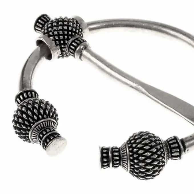 Viking Tidsel Fibula Lille, Forsølvet - Billede 2