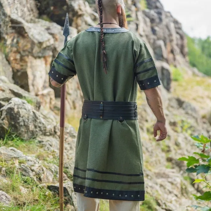 Leonardo Carbone Viking Tunika Rollo, Grøn - Billede 3