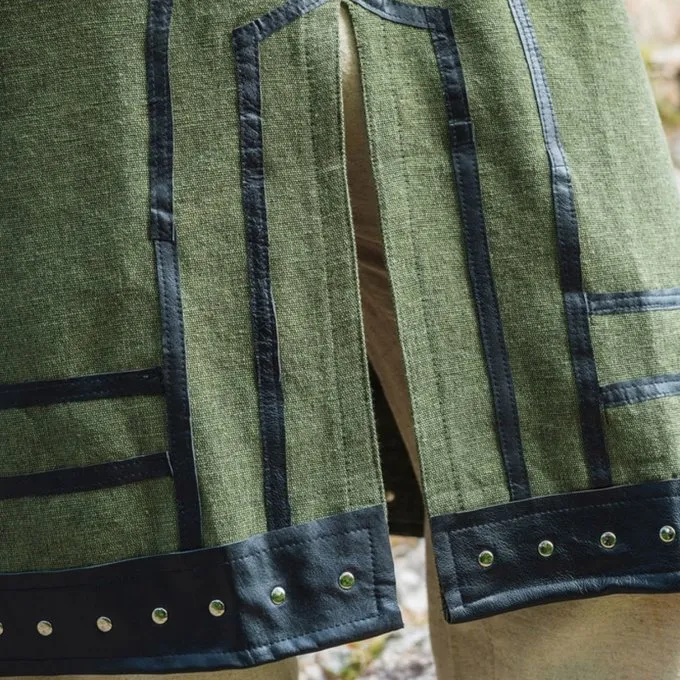 Leonardo Carbone Viking Tunika Rollo, Grøn - Billede 4