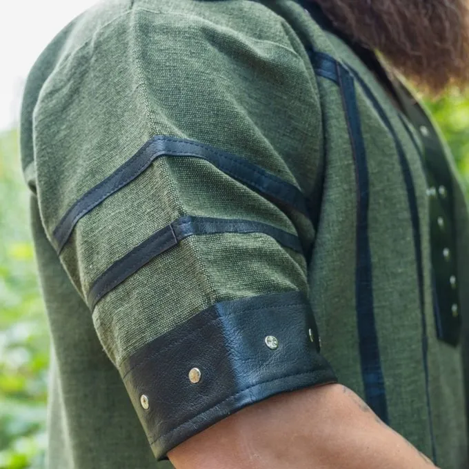 Leonardo Carbone Viking Tunika Rollo, Grøn - Billede 6