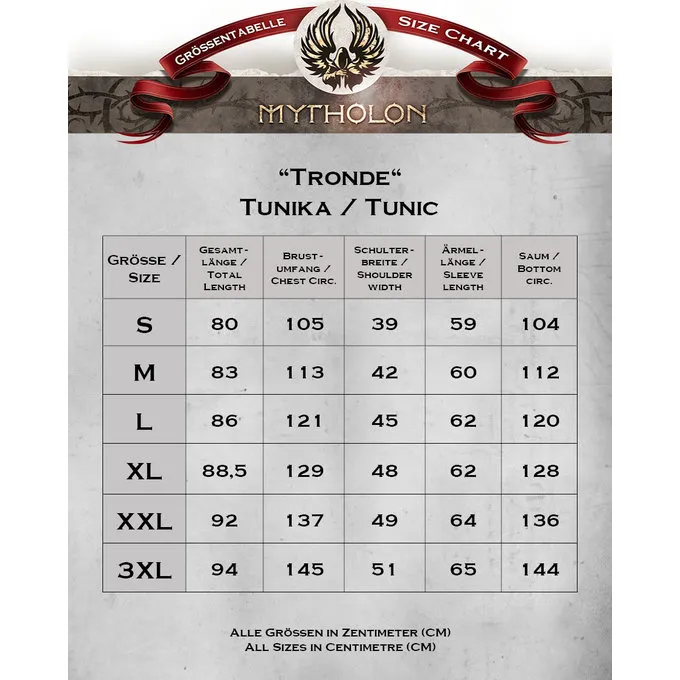 Mytholon Viking Tunika Tronde, Grøn - Billede 3