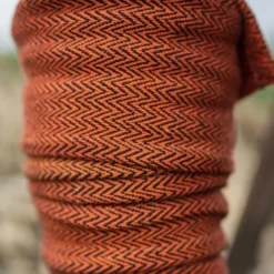 Leonardo Carbone Viking Winingas Herringbone Motiv Frode, Orange