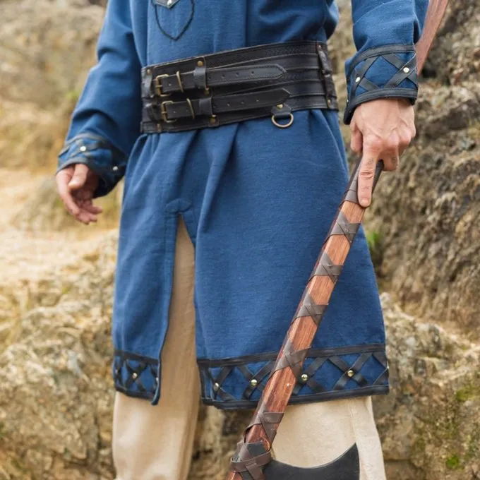 Leonardo Carbone Vikingetunika Farulfr, Blå - Billede 4