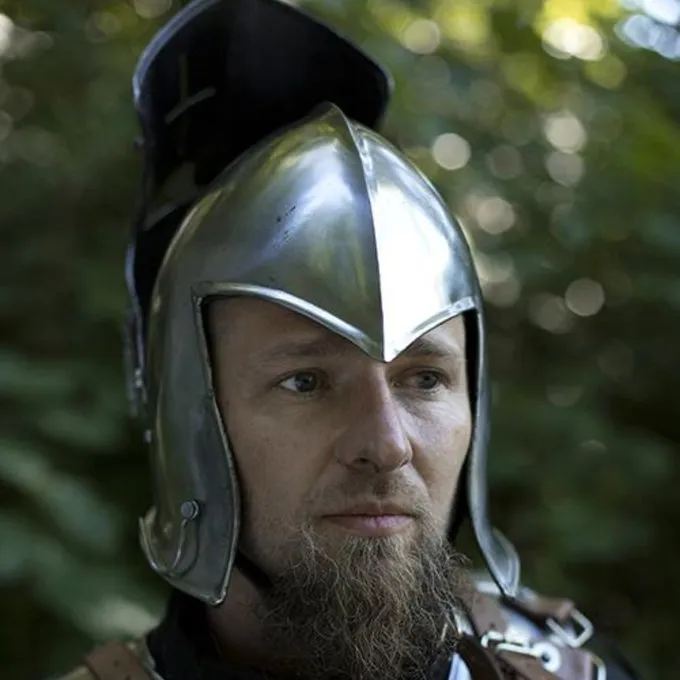 Epic Armoury Visured Barbuta - Billede 3