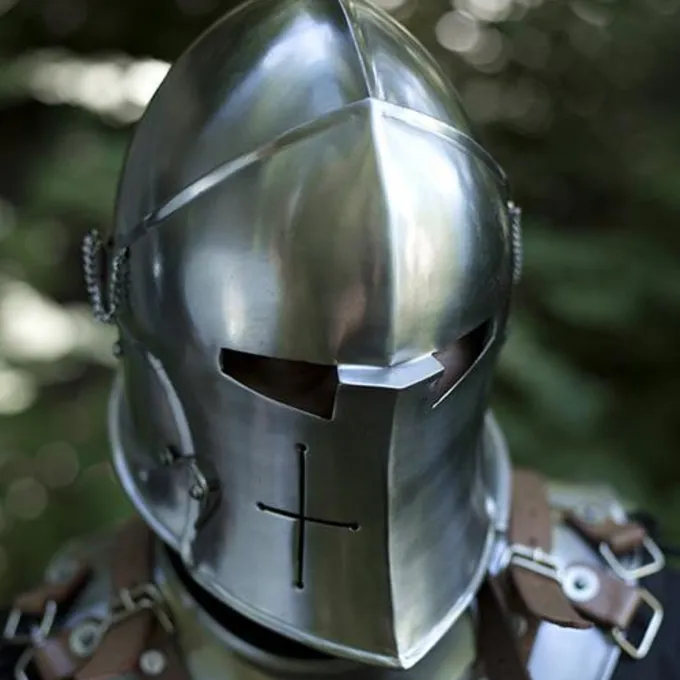 Epic Armoury Visured Barbuta - Billede 6