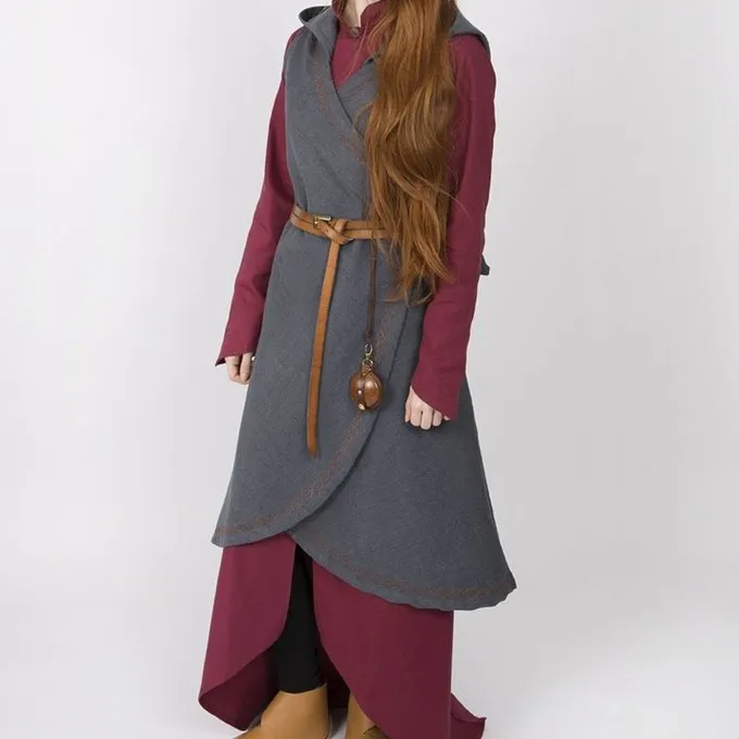 Burgschneider Wrap Kjole Dala, Grå - Billede 2