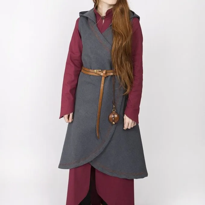 Burgschneider Wrap Kjole Dala, Grå - Billede 3