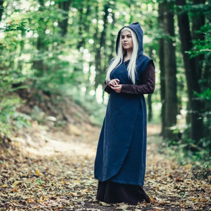 Leonardo Carbone Wrap Kjole Thyra, Blå - Billede 2