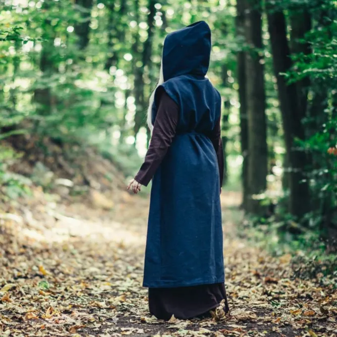 Leonardo Carbone Wrap Kjole Thyra, Blå - Billede 5